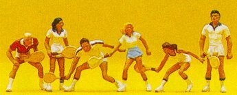 Preiser 10078 HO Scale Recreation & Sports Tennis Players