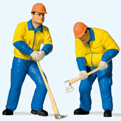 Preiser 44913 G Scale Modern Lumberjacks Set #2 pkg(2)