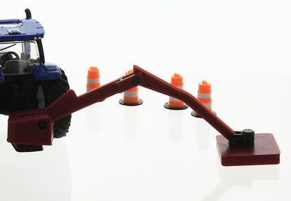 3D To Scale 64-358-R 1/64 Boom Brush Cutter Tractor Mounted Red