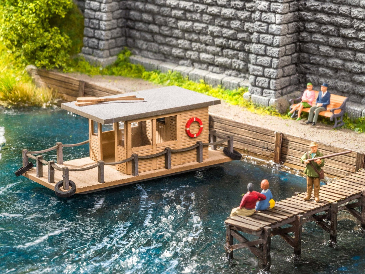 Noch 14224 HO Scale House Boat Laser-Cut Kit