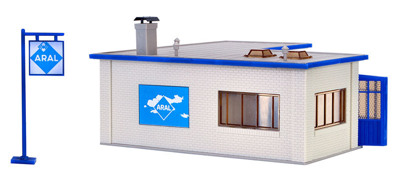 Vollmer 45156 1/87 ARAL Gas Station HO Plastic Model Kit