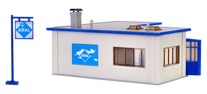 Vollmer 45156 1/87 ARAL Gas Station HO Plastic Model Kit