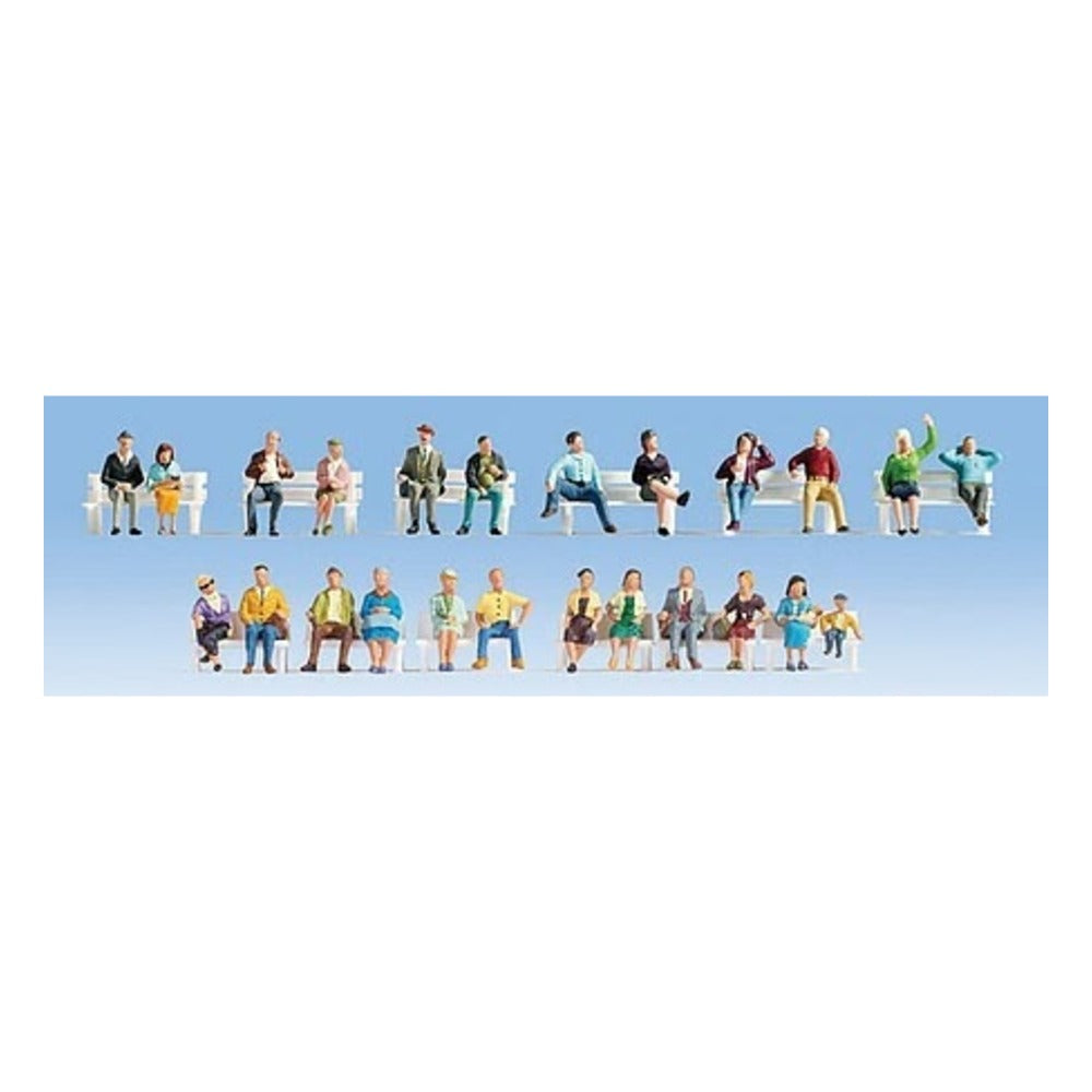 Noch 16130 HO Scale Xl Sitting People 24/