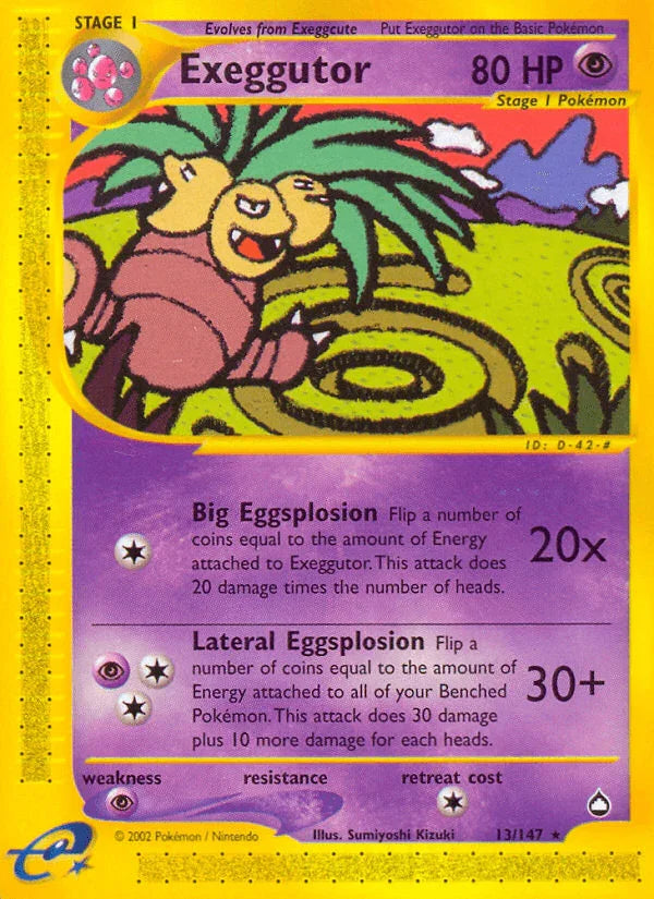 Exeggutor (13/147) [Aquapolis]