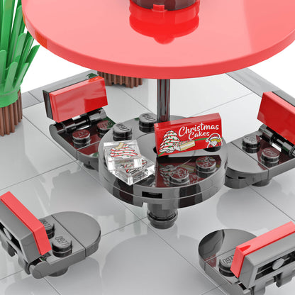Christmas Cake Box and Christmas Cakes - Custom Printed Using LEGO® Parts