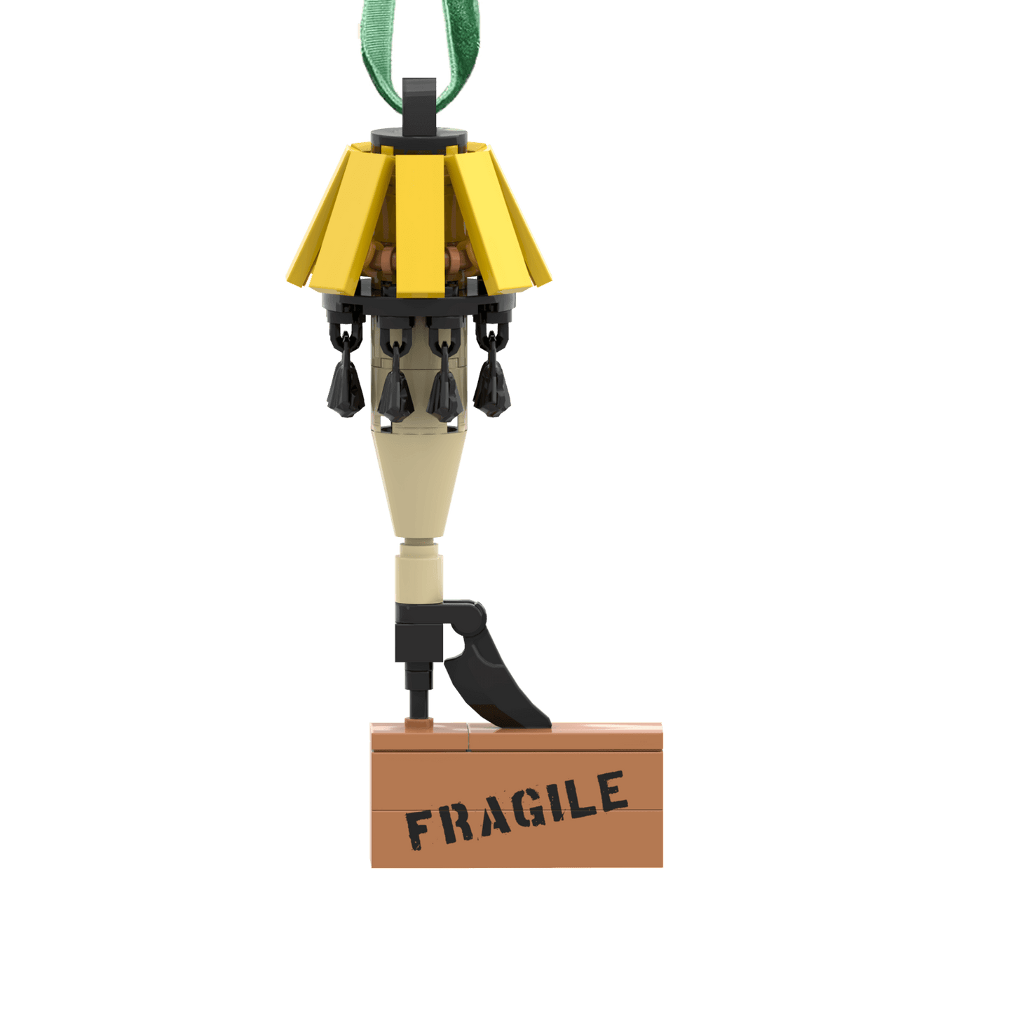 Christmas Story Leg Lamp Display - Christmas Ornament - Custom Printed - Made Using LEGO® Parts
