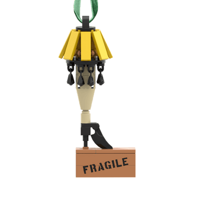 Christmas Story Leg Lamp Display - Christmas Ornament - Custom Printed - Made Using LEGO® Parts