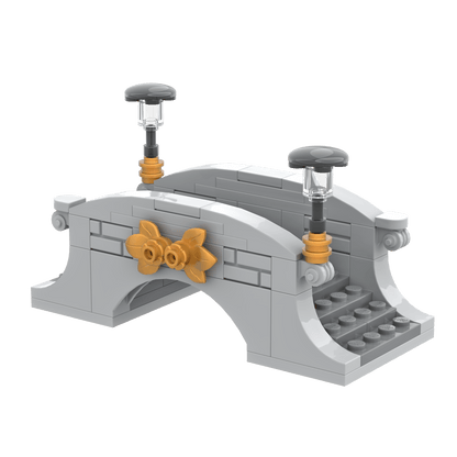 City Park Foot Bridge - Custom Brick Built Set - Made Using LEGO® Parts
