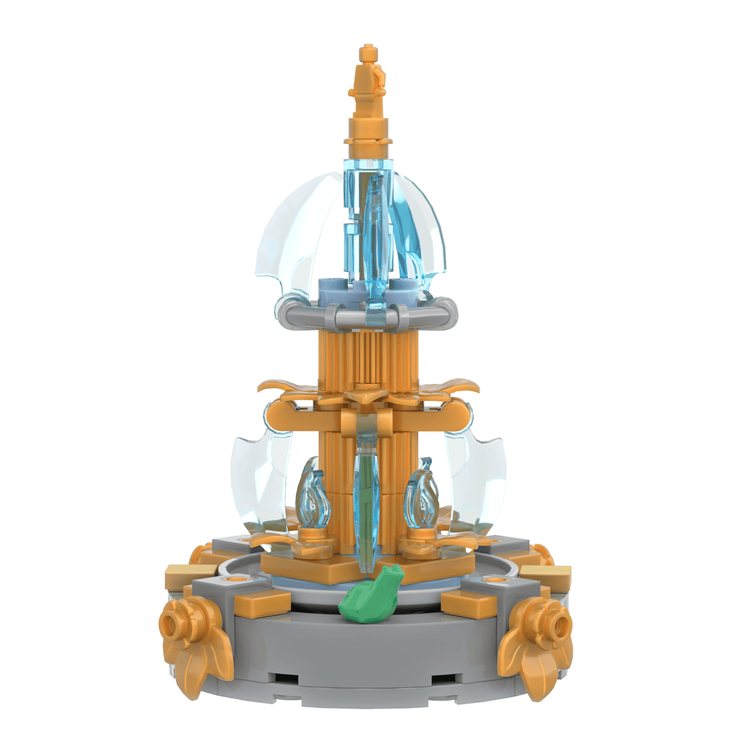 City Park Fountain Build Kit -Made Using LEGO® Parts