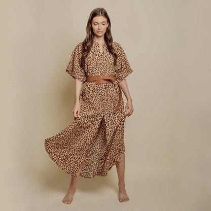 Wide Dress -Cheetah by ClaudiaG Collection
