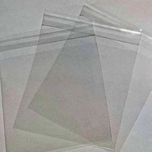 Clear Self Seal Cello Bags Size 5x5 Cellophane Packaging Supplies 100 Pack