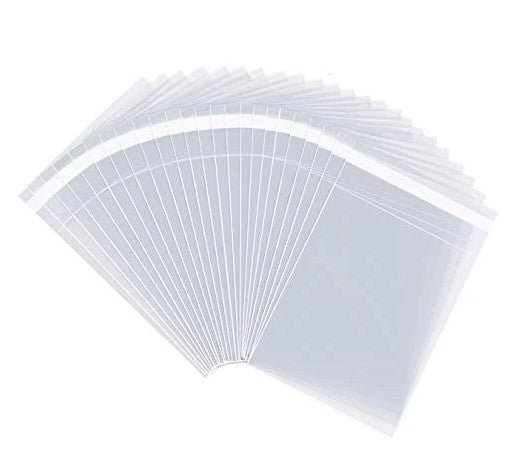 Clear Self Seal Cello Bags Size 5x5 Cellophane Packaging Supplies 100 Pack