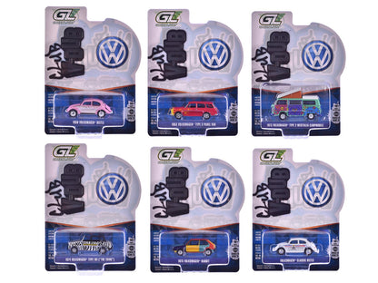 "Club Vee-Dub" Series 21 Set of 6 pieces 1/64 Diecast Model Cars by Greenlight  free shipping USA