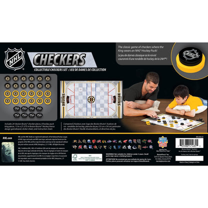 Boston Bruins Checkers Board Game by MasterPieces Puzzle Company INC