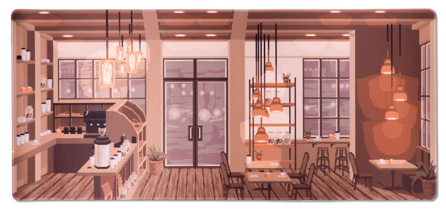 Coffee Shop Desk Mat V2