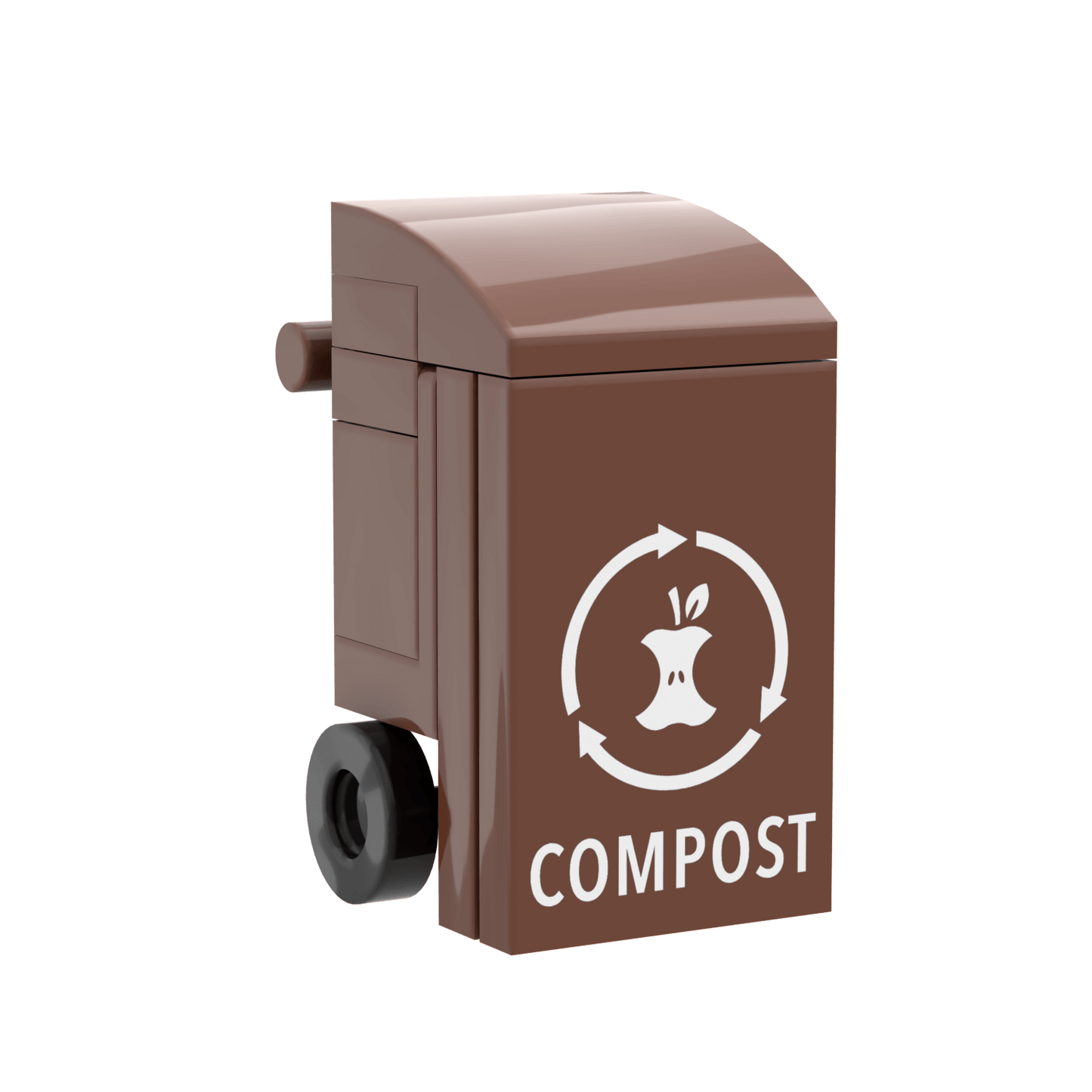 Compost Bin - Mini Building Set - Custom Printed - Made Using LEGO® Parts