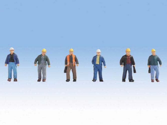 Walthers SceneMaster 6047 HO Construction Workers Set #2