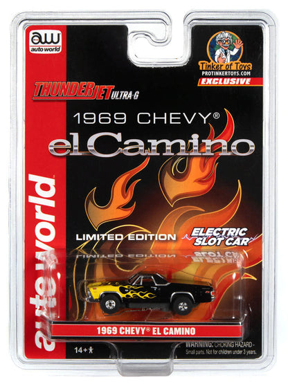 Auto World Exclusive Limited Edition 1969 Chevy  El Camino Thunderjet HO Slot Car
