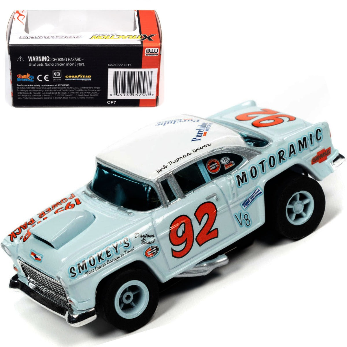 Auto World Herb Thomas 1955 Chevy Bel Air for AFX HO slot car Exclusive Limited