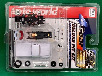 Auto World Exclusive '56 Ford Pickup White Deluxe Pit Kit  for AFX 4Gear 1956 Truck