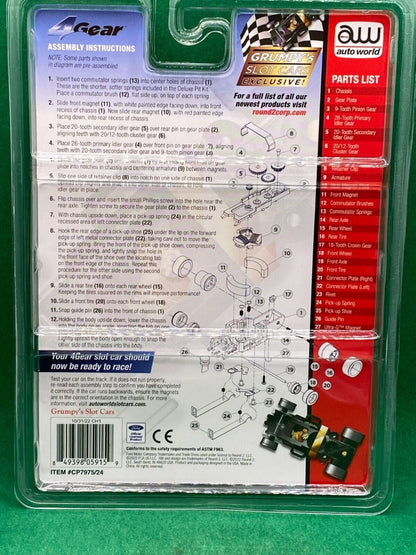 Auto World Exclusive '56 Ford Pickup White Deluxe Pit Kit  for AFX 4Gear 1956 Truck