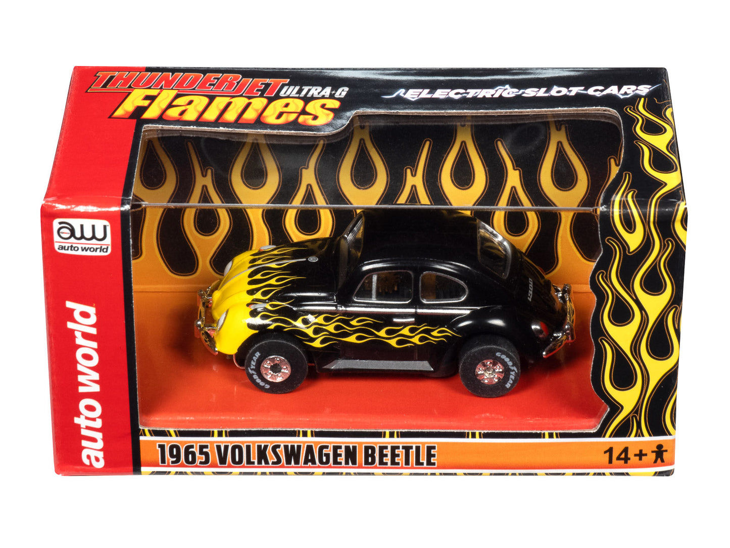 Auto World Exclusive 1965 VW Beetle Thunderjet for AFX HO Slot Car CP7985
