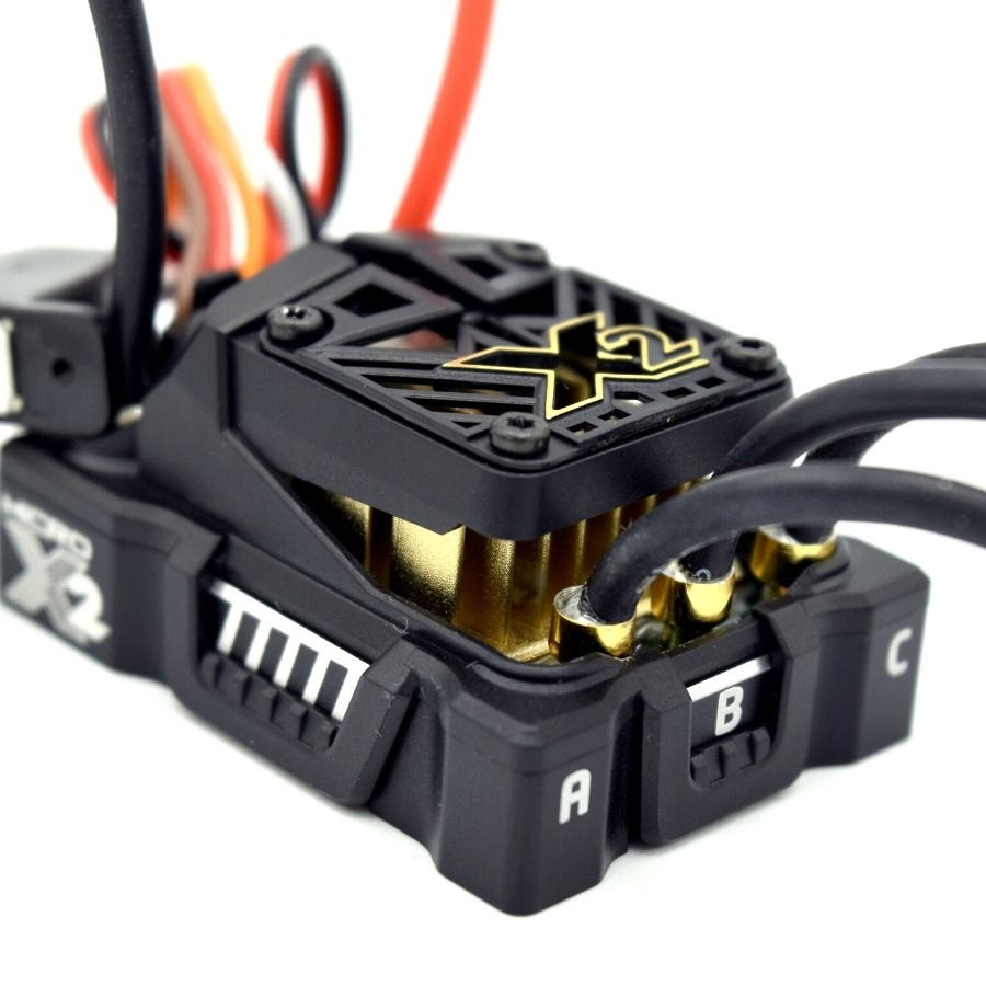 Castle Creations Mamba Micro X2, 16.8V WP Sensored ESC with 3.5mm Connectors