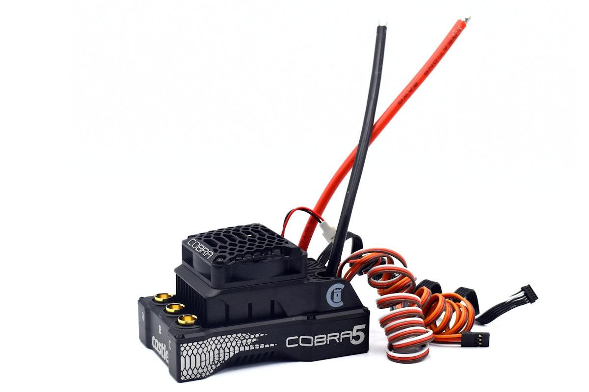 Castle Creations 010-0179-00 Cobra 5 8S ESC 33.6V 20A PEAK BEC