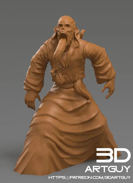 Diseased Horror by 3DArtGuy 32mm scale, 120mm, Miniature War Gaming Figure, Unclean Proxy