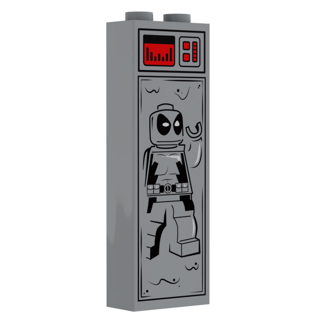 Mercenary in Carbonite (1x2x5 Brick)