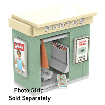 Photo Booth - Fair Ground - Selfie Booth - Fun - Custom Set - Made Using LEGO® Parts