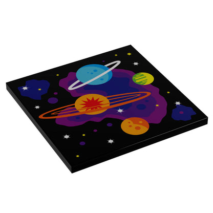 80's Arcade Carpet (Planets) 6x6 Tile