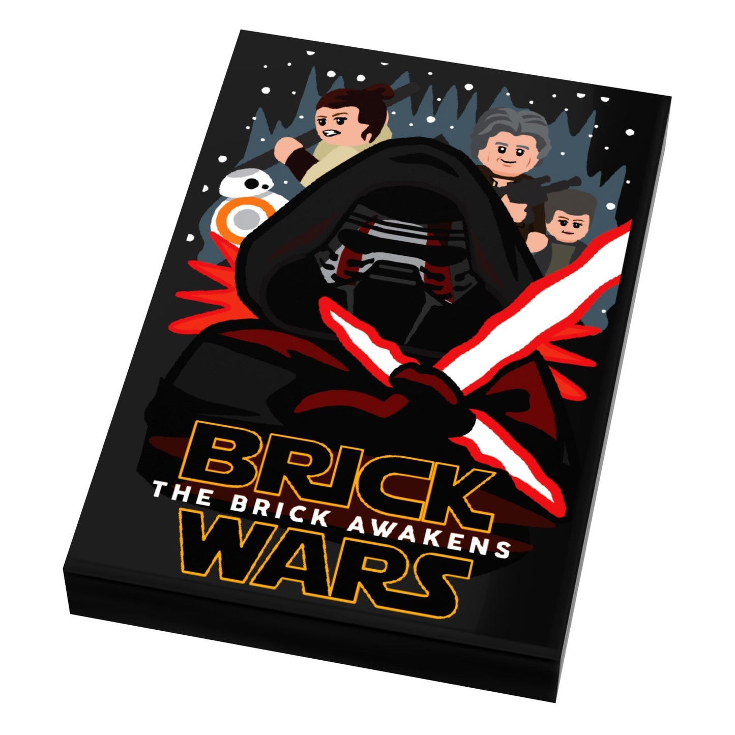 Brick Wars: Brick Awakens (EP. 7) Movie Tile Cover (2x3 Tile)
