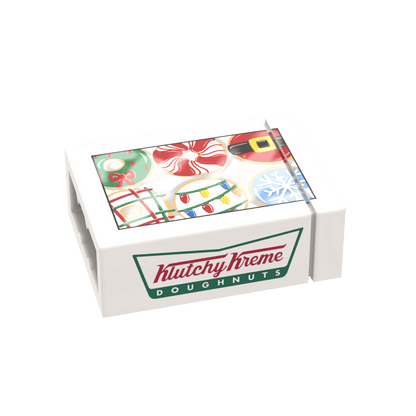 Boxed Donuts - Christmas - Custom Printed - Made Using LEGO® Parts