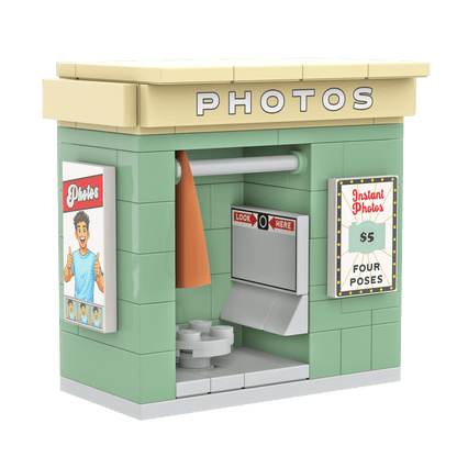 Photo Booth - Fair Ground - Selfie Booth - Fun - Custom Set - Made Using LEGO® Parts