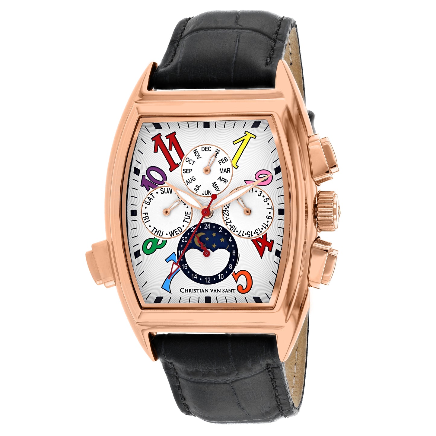 Christian Van Sant Men's Grandeur White Dial Watch - CV2136 by Balec Group