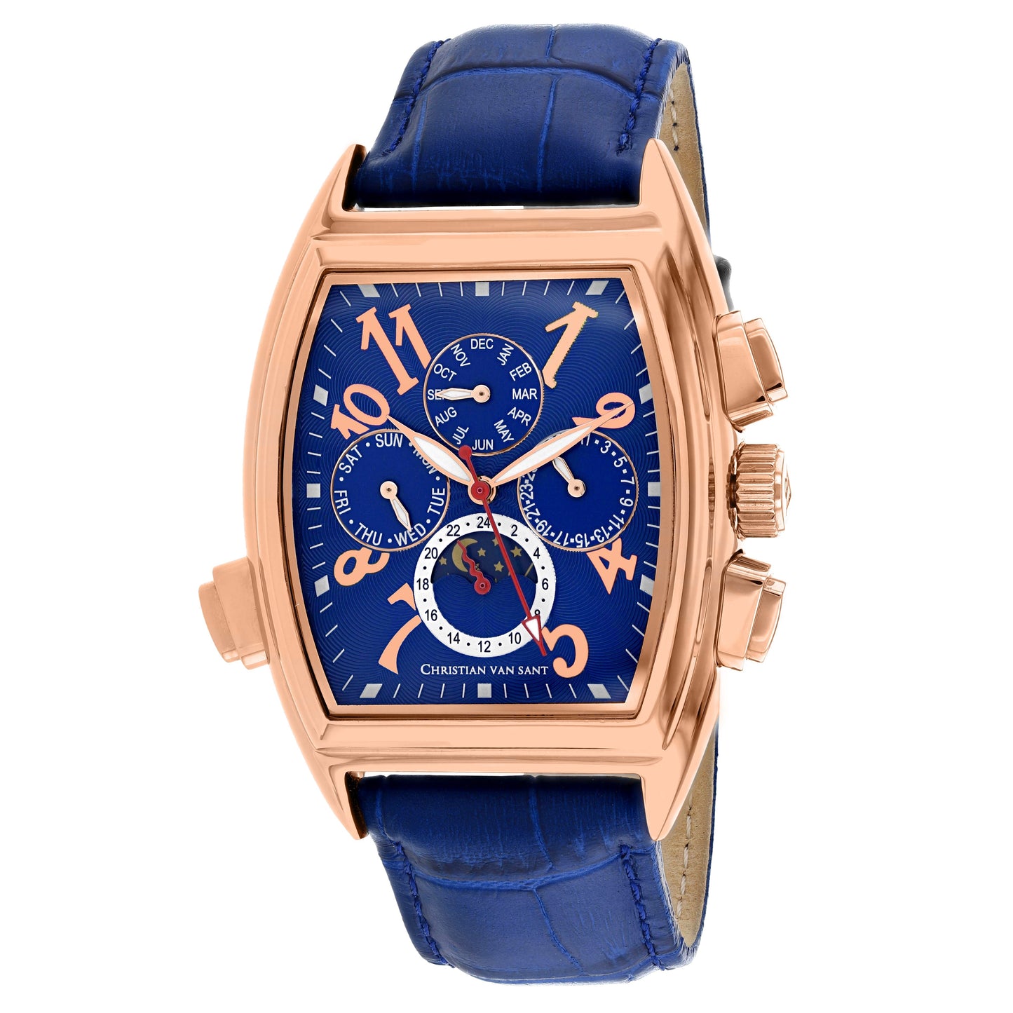 Christian Van Sant Men's Grandeur Blue Dial Watch - CV2140 by Balec Group