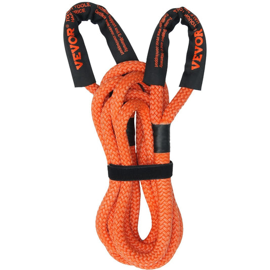 1" x 30' Kinetic Recovery Tow Rope 38,000 lbs, Heavy-Duty Off Road Snatch Strap, Extreme Duty 30% Elasticity Energy Snatch Strap for Jeep Car Truck ATV UTV SUV Tractor