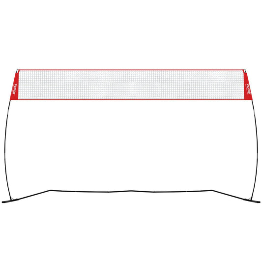 Freestanding Volleyball Training Net for Indoor or Outdoor Use, Adjustable Height Portable Net System with Carrying Bag, Professional Volleyball Practice Trainer for Hitting or Serving Drills