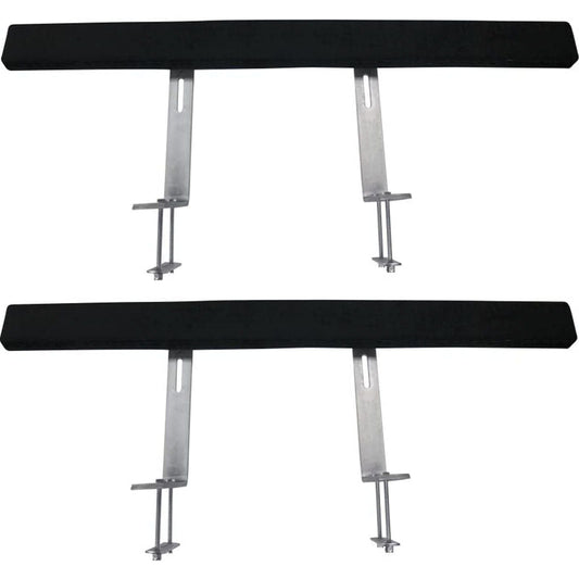 Boat Trailer Guide-ons, 48", 2PCS Rustproof Steel Trailer Guide ons, Trailer Guides with Carpet-Padded Boards, Mounting Parts Included, for Ski Boat, Fishing Boat or Sailboat Trailer
