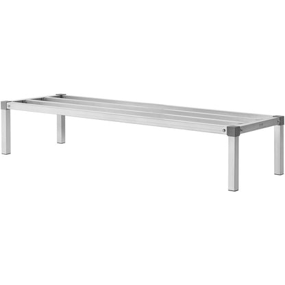 Newly Upgraded!Aluminum Dunnage Rack Stationary Dunnage Rack 60' x 20' x 12' Storage Rack