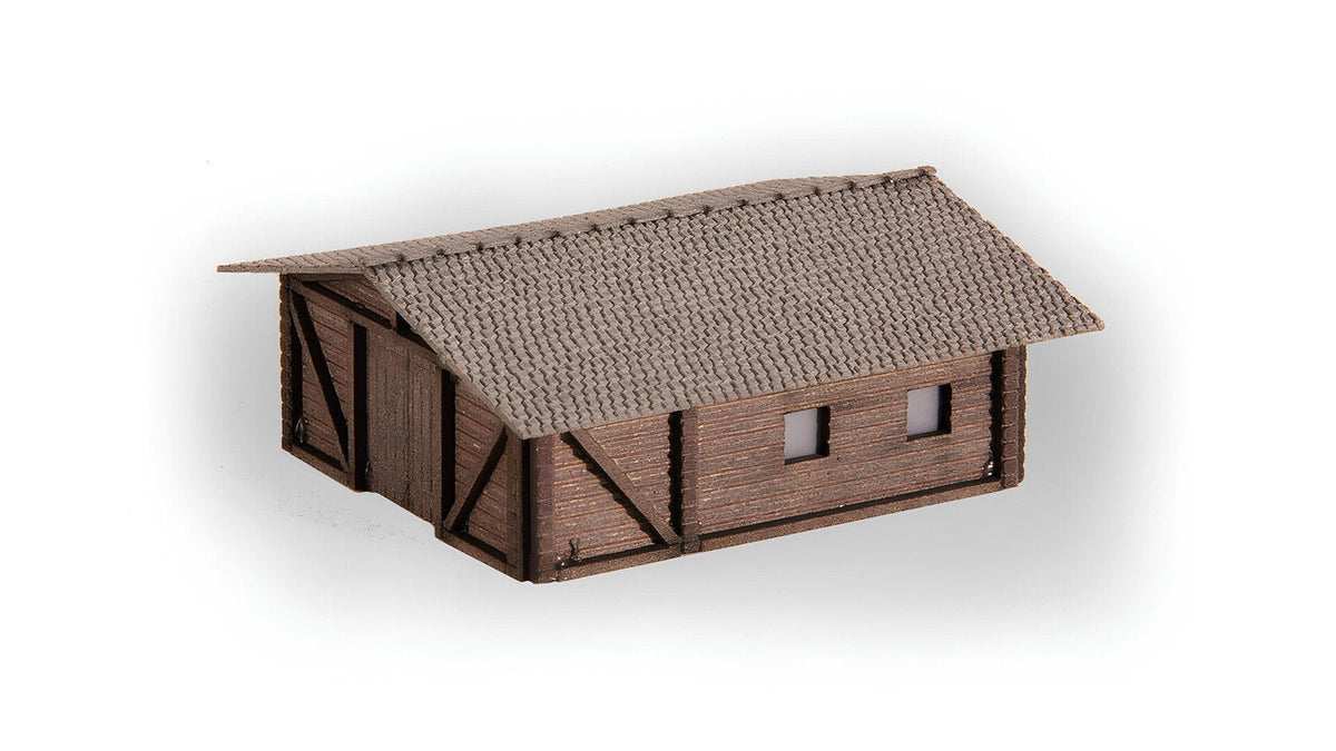 Noch 44315 Z Scale Small Building Set Kit, Chapel & 2 Barns