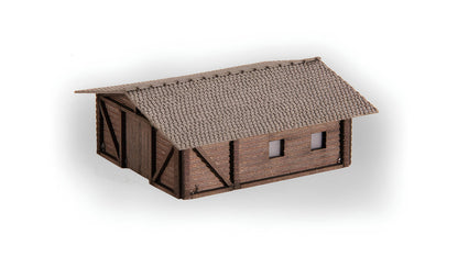 Noch 44315 Z Scale Small Building Set Kit, Chapel & 2 Barns