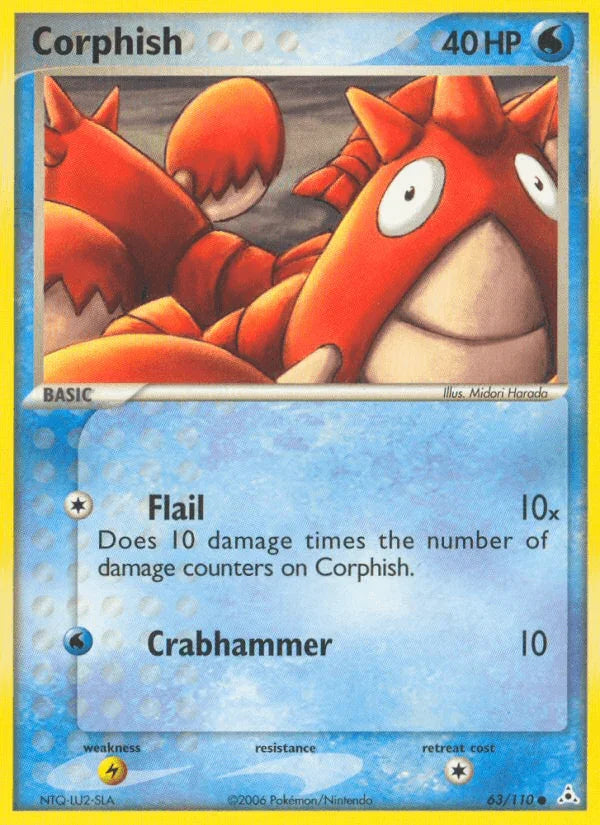 Corphish (63/110) [EX: Holon Phantoms]