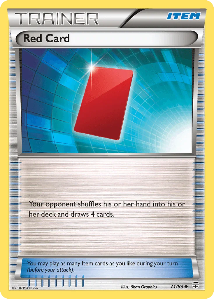 Red Card (71/83) [XY: Generations]