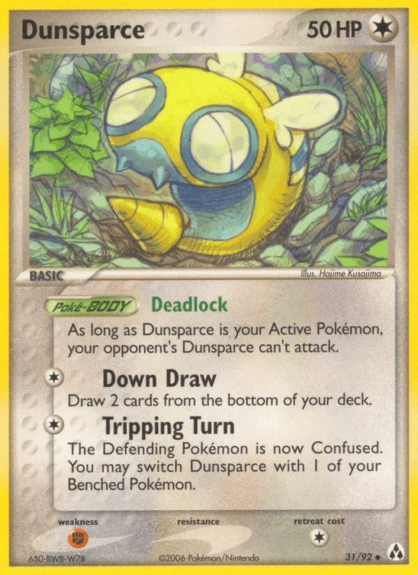 Dunsparce (31/92) [EX: Legend Maker]