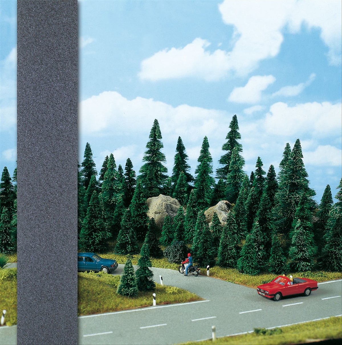 Busch 7093 HO/TT Scale Self-Adhesive Country Asphalt Road