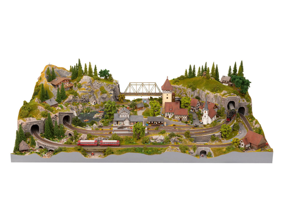 Noch 53600 HO Scale Easy Track Karlsberg Layout Kit, Marklin C-Track