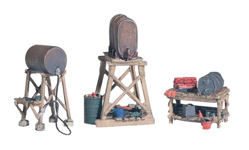 Woodland Scenics D212 HO Fuel Stands (3) Train Scenery