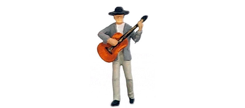 Preiser 29067 HO Scale Standing Guitar Player Figure